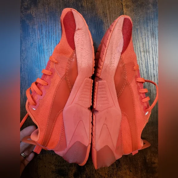 5.5 womens Puma lqdcell optic sheer orange sneakers - Picture 12 of 12